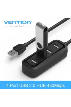 Bộ chia 4 Port USB 2.0 Vention VAS-J43 dài 1m